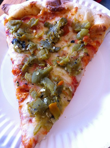 Green Chile Pizza
