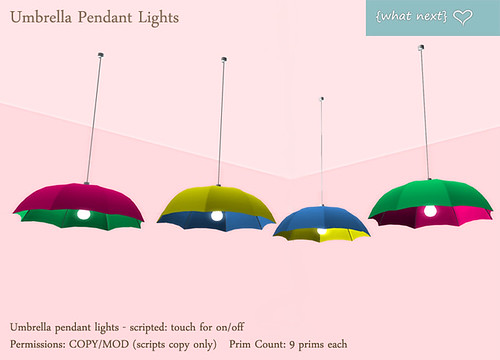{what next} Umbrella Pendant Lights by WinterThorn