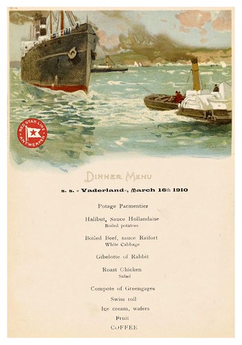 024-Menu de la cena en el S.S. Vaderland el 16 de Marzo de 1910-NYPL