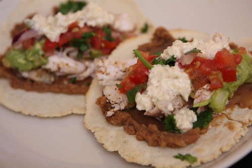 Pulled Chicken Tortillas with Queso Blanco