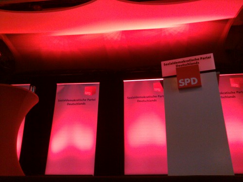 Red-right district SPD Darmstadt, oder Inszenierung ist Alles