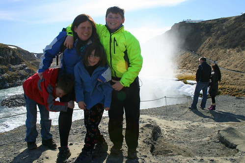 Family Adventure Project at Gullfoss, Iceland