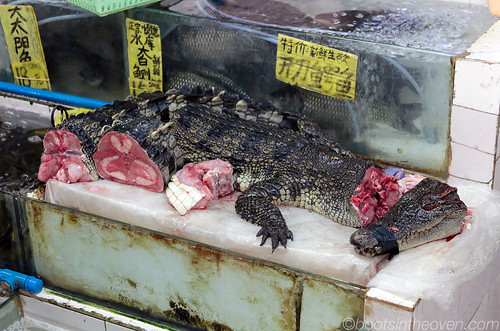 Crocodile meat for sale