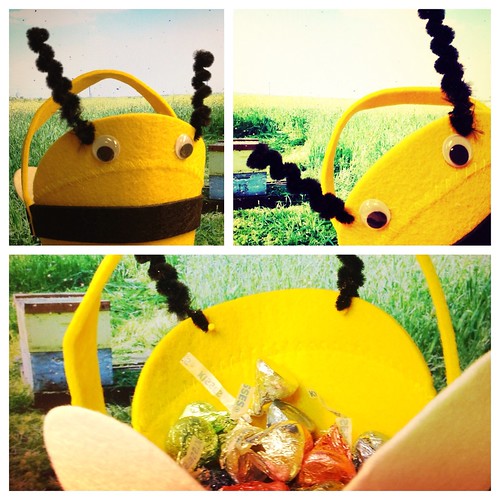 Cute Easter bee basket