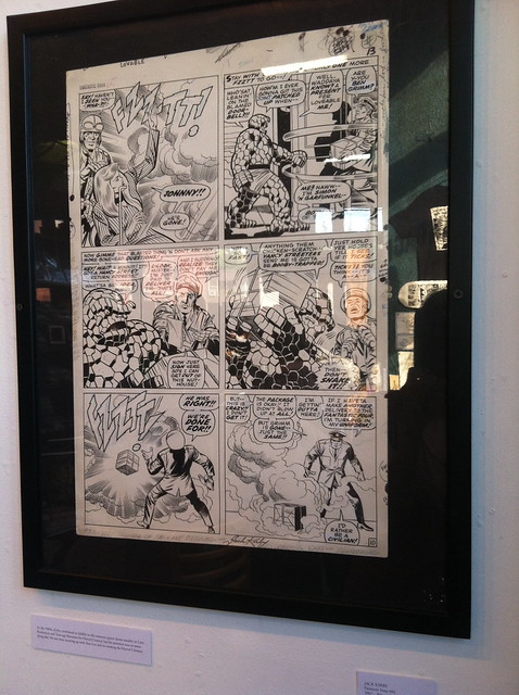  Jack Kirby page from 1967's Fantastic Four 65 thanks to Gary Groth 