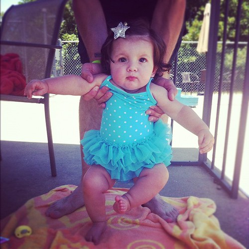 Another one from the pool today. She didn't crap in the water, so I consider it a success! 