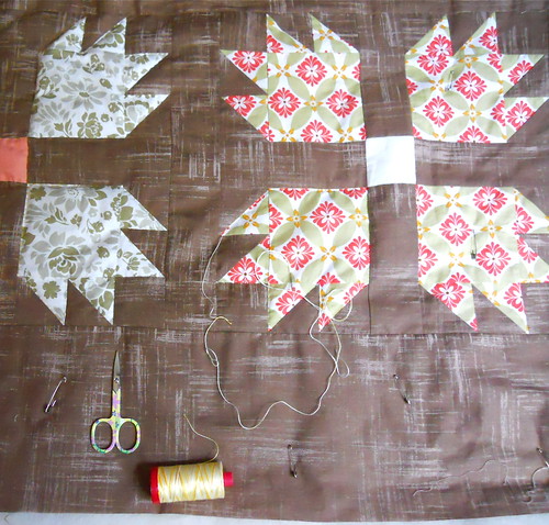 the hand quilting continues