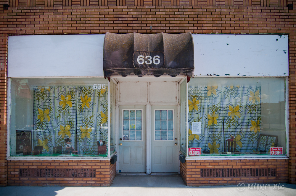 A shop at Perry, Oklahoma