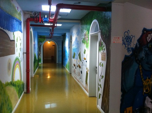 The former Tudou office on the Suzhou Creek is now a youth hostel