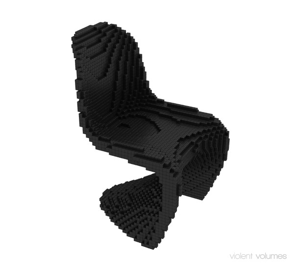 Voxel Chair black