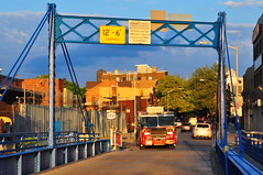 FDNY Engine 226 on the Carroll Street Bridge