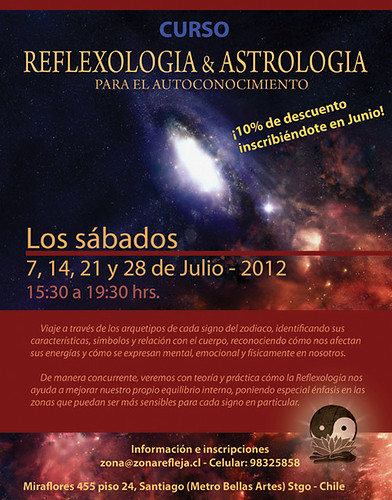 Afiche Reflexología & Astrología