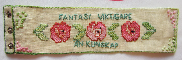 Embroidered bracelet by Margot