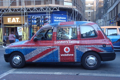 London's calling taxi width=