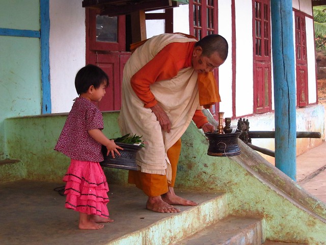 Nun and Child in Pankam Village (Shan State)