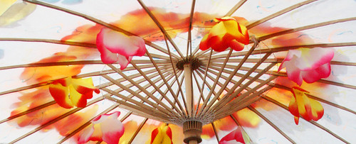 Floral Parasol Umbrella