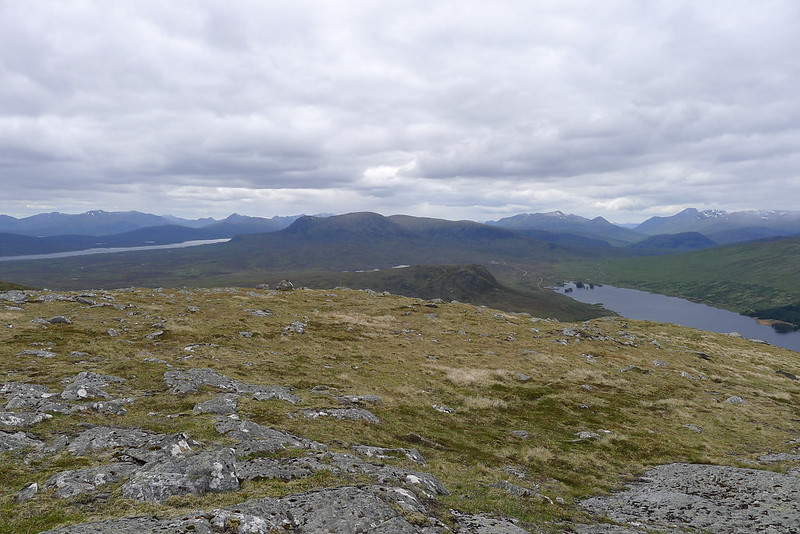 Panoramic views from the Black Mount of Ben Nevis