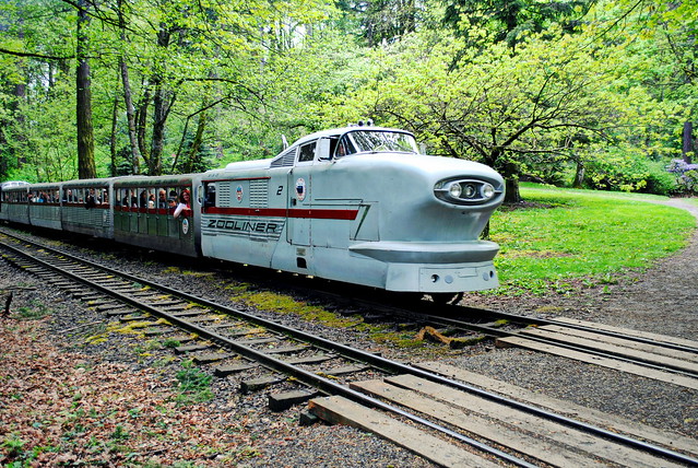 Train from the Zoo - Washington Park - Portland, Oregon