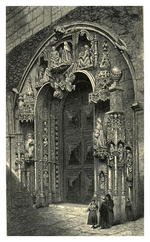013-Puerta oeste de la Iglesia de Los Jeronimos en Belem-Fair Lusitania -1874