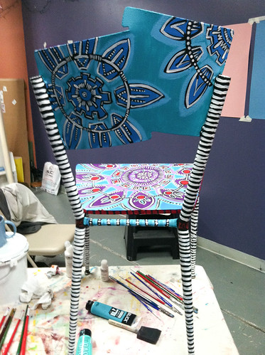 Art Chair for Allentown Freak Out Festival fundraiser