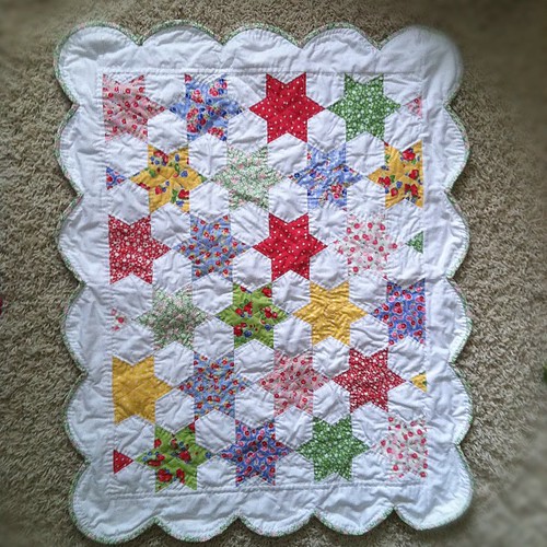 Noelle's quilt, finally finished