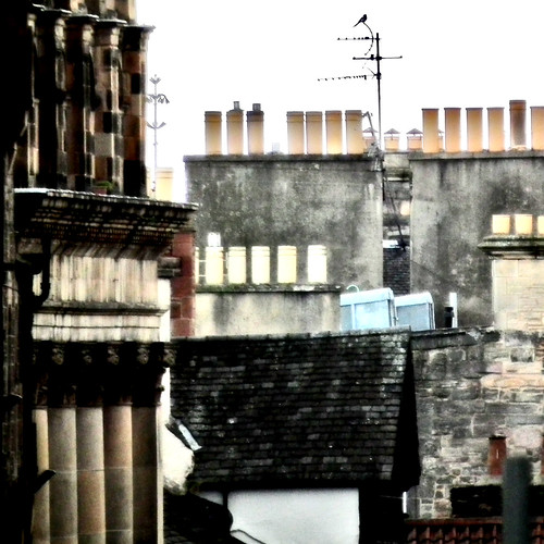 Edinburgh chimneys by moclaydon