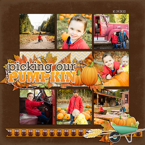Picking our pumpkin