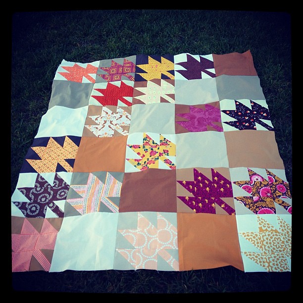 Modern maples top complete!!!! Any quilting suggestions? #modernmaples