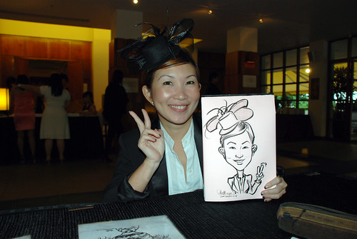 caricature live sketching for Rio Tinto Dinner & Dance - 2