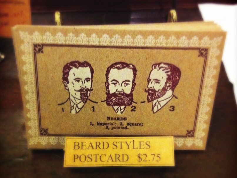 beard postcard