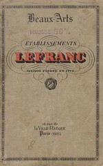 Catalogue Lefranc (1924)