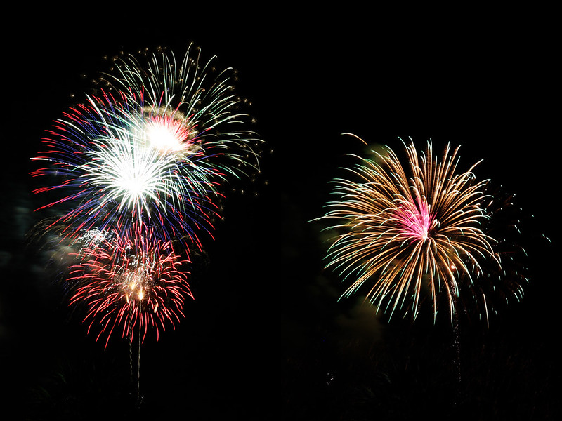 Fourth of July 24 diptych