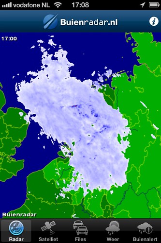 Today it rained all over Holland