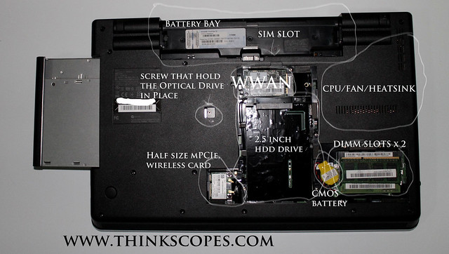 ThinkPad Edge E520 Internal bay