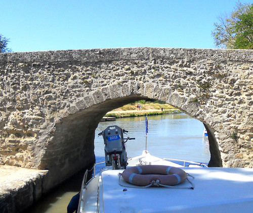 Bridge on the Canal Du Midi in Capestang France