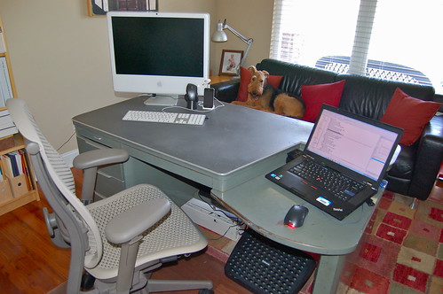 Metal Desk: Keyboard Shelf
