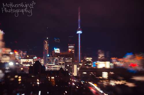Lensbaby Toronto skyline (I of 2)