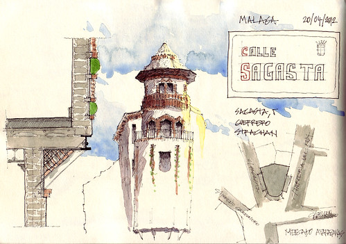 Malaga Sketchcrawl-Sagasta