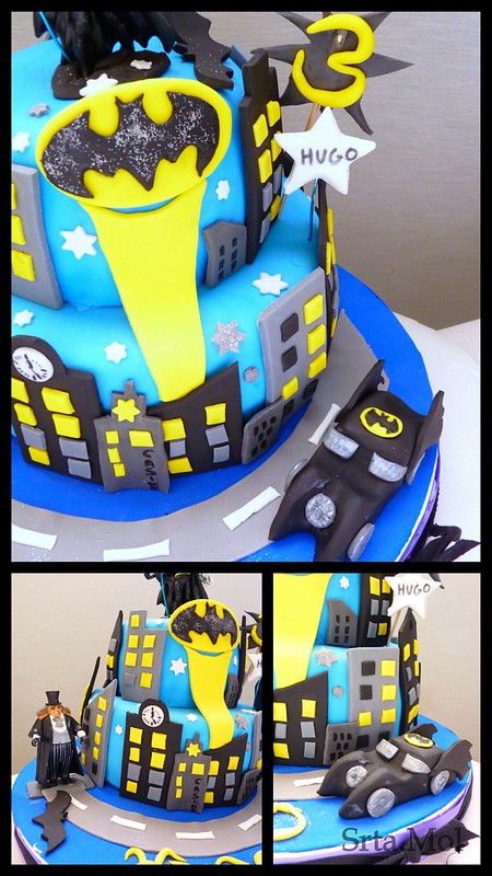 2 Batman cake