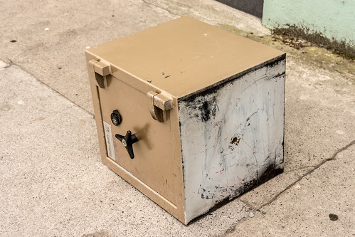 It Is Not Often That I Find A Sealed Safe On The Footpath by infomatique