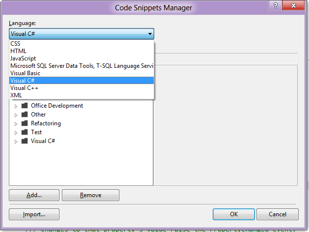Code Snippets Manager