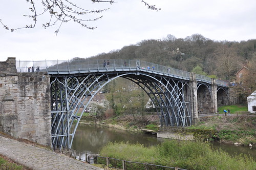 The world's first iron bridge in Ironbridge