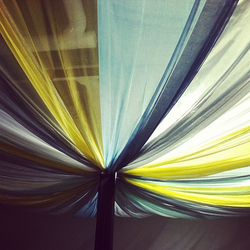 The fabric ceiling-tent-parachute-extravaganza is complete!