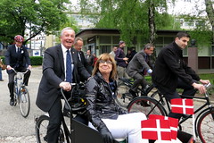 Zagreb Cycle Chic Danish Ambassador and Annie