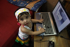 Nerjis Asif Shakir 11 Month Old Laptop Girl From Bandra by firoze shakir photographerno1
