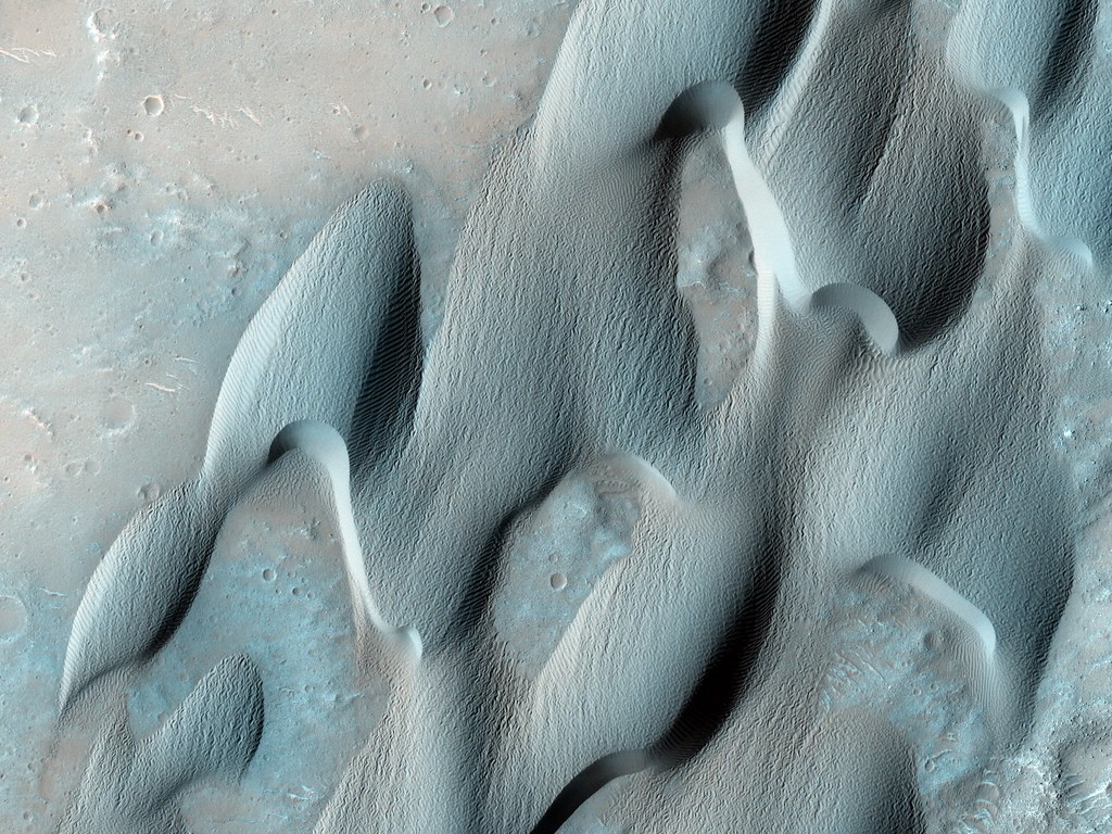 Dunes in Herschel Crater on Mars (NASA, Mars)