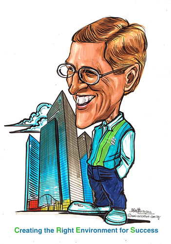 Caricature for Standard Chartered Bank
