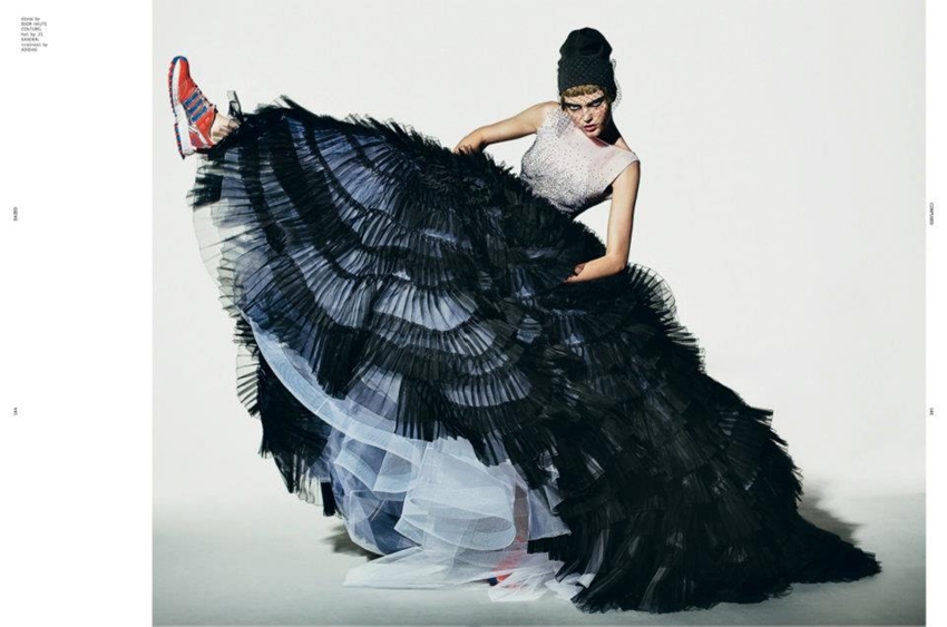 Spring Couture - Dazed & Confused, April 2012 - Vlada Roslyakova by Richard Burbridge and styling by Robbie Spencer