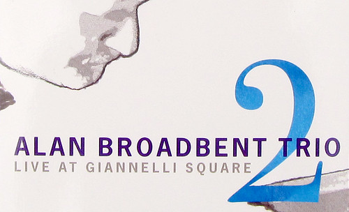 Detail of Alan Broadbent Trio CD Package