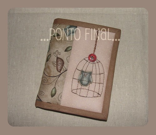 ...Capinha para caderneta... by Ponto Final - Patchwork